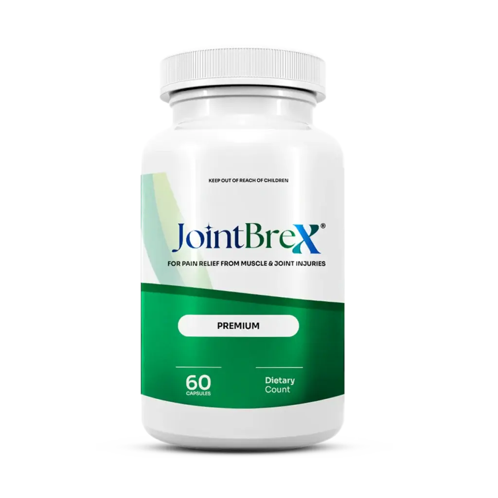 Bottle of JointBrex joint support capsules